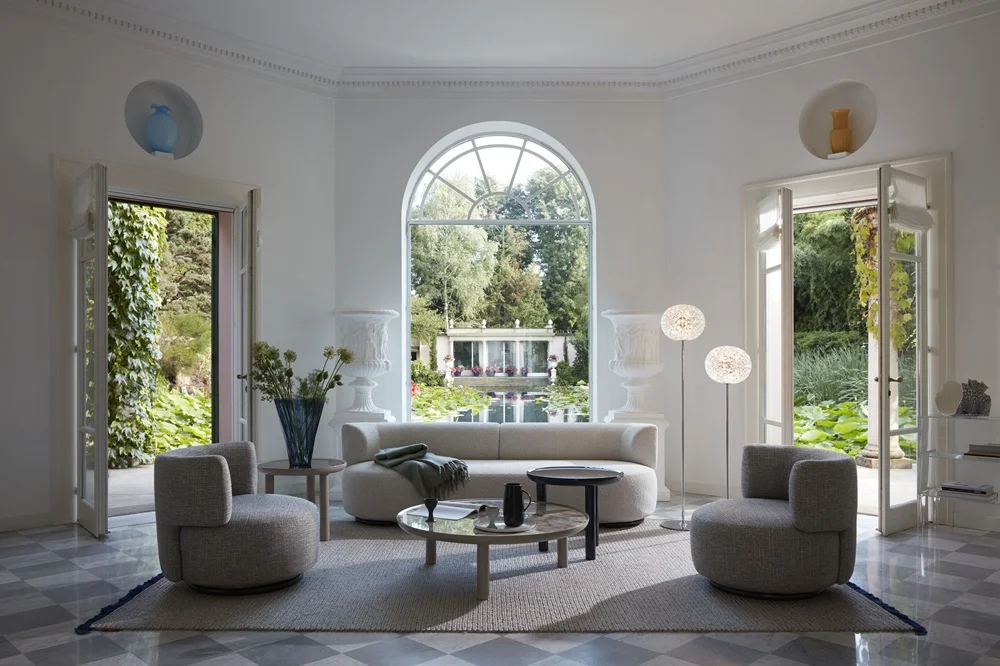 Kartell Rugs K-LIM GRAY FRINGE BLUE | Kartell